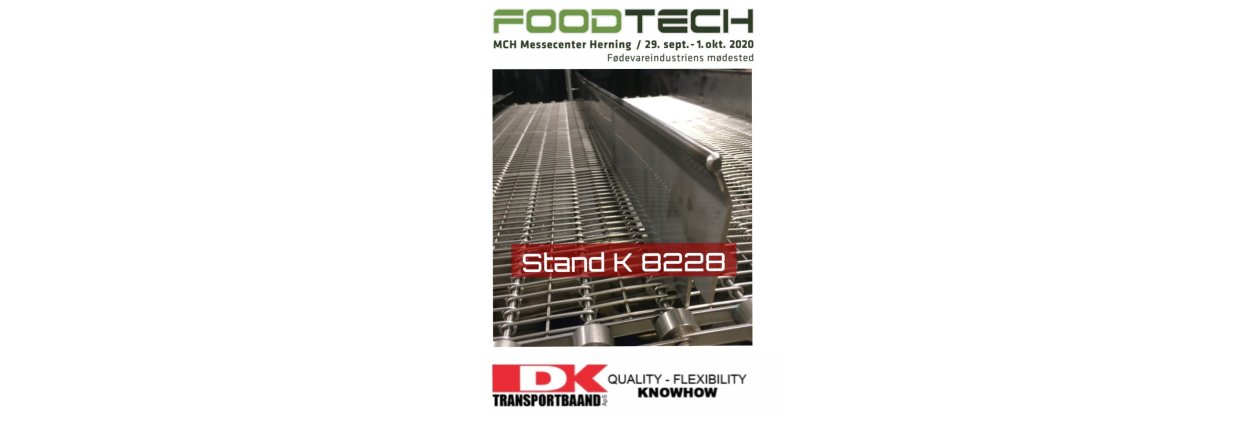 DK Transportbaand participates at the FoodTech in Herning 2020